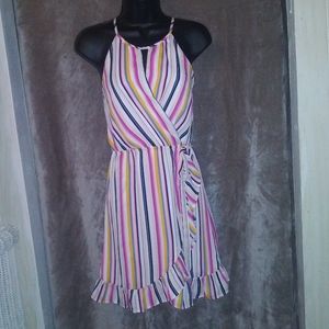 New Mock Wrap Dress XS